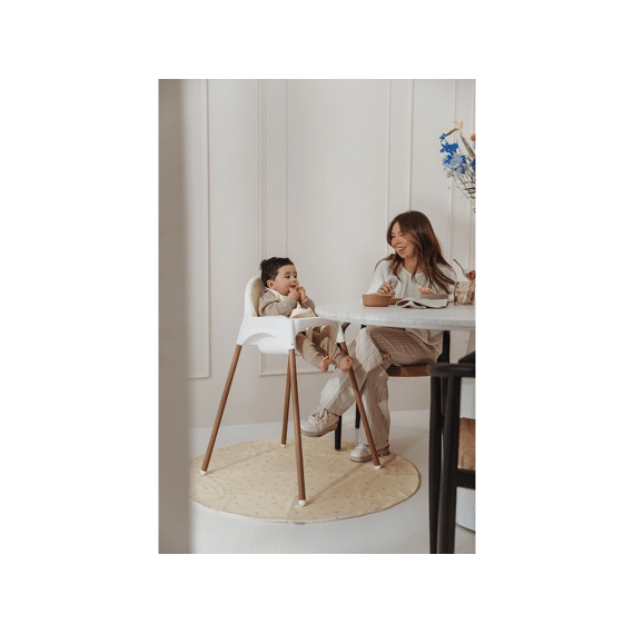 Meyco Knoeimat Kinderstoel Pvc 110cm Gingko Soft Sand