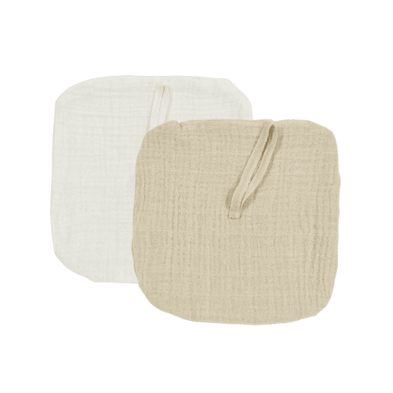 Meyco Fopspeendoekje 2-pack Naturel Soft Sand