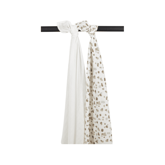 Meyco Swaddle Tetra 120x120 2-pack Stains Sand