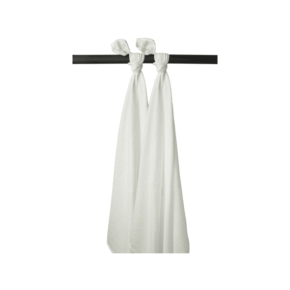 Meyco Swaddle Tetra 120x120 2-pack Uni Offwhite