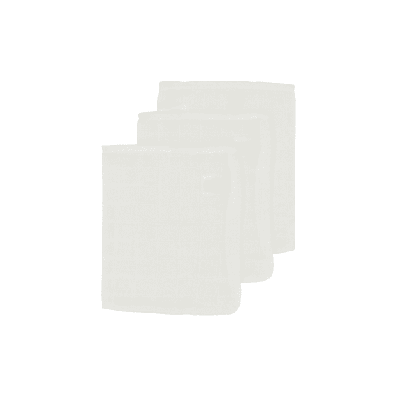 Meyco Tetra Washandjes 3-pack Uni Offwhite