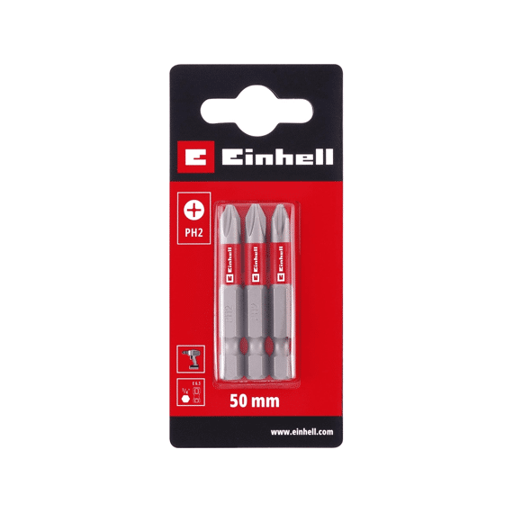 Einhell 3 Bit Standaard 50mm Ph2