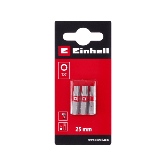 Einhell 3 Bit Standaard 25mm T27