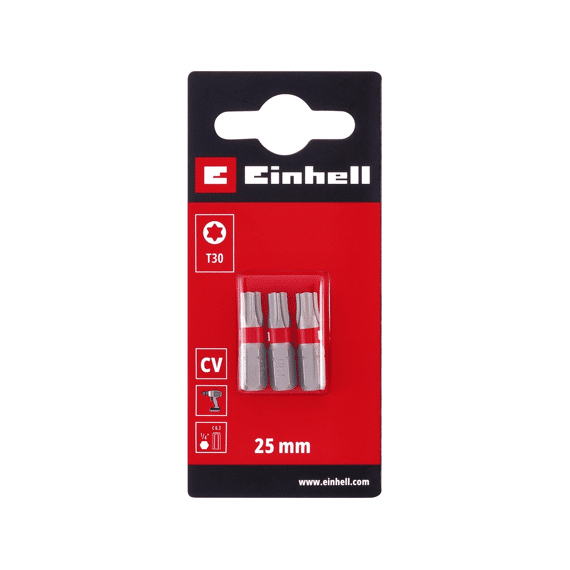Einhell 3 Bit Standaard 25mm T30