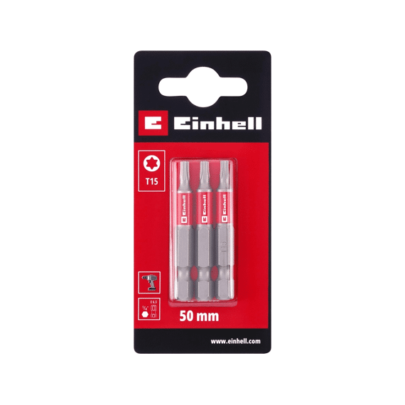 Einhell 3 Bit Standaard 50mm T15