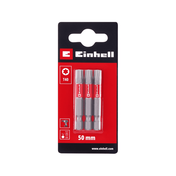 Einhell 3 Bit Standaard 50mm T40