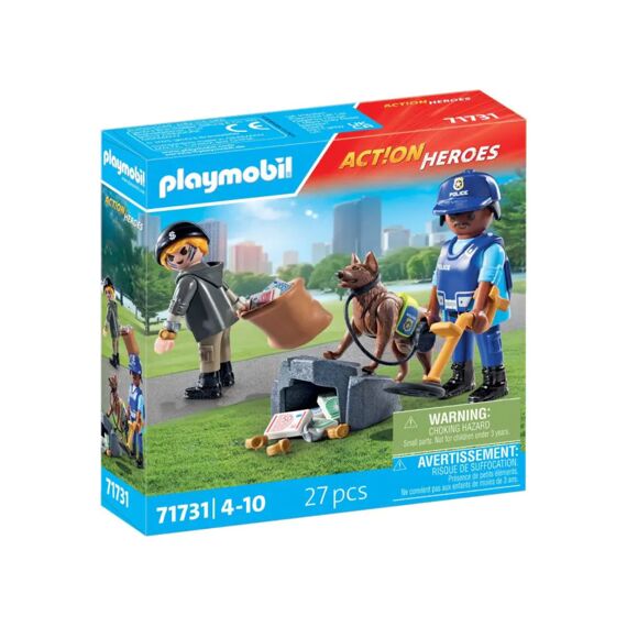 Playmobil 71731 Politiehond Met Boef