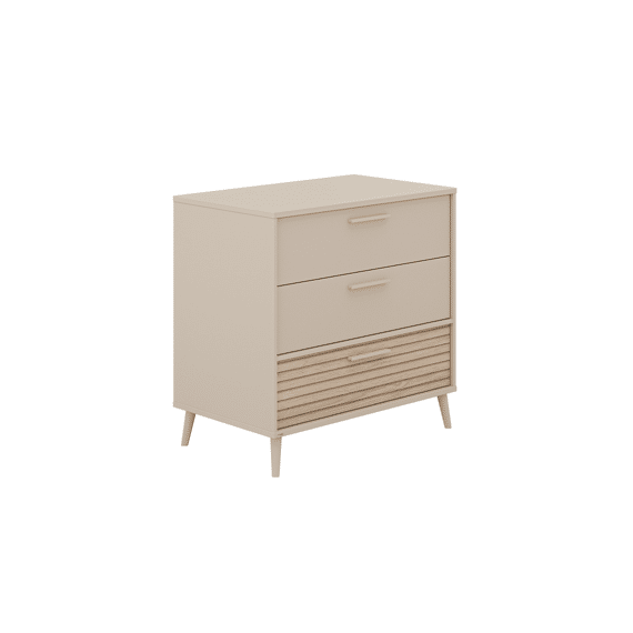 Paidi Eefje Commode 2 Laden Beige/1 Lade Groovy Cashmere Beige/Oak