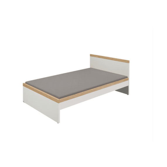Paidi Oscar Bed 90x200 Wit/Naturel (Excl. Lattenbodem)