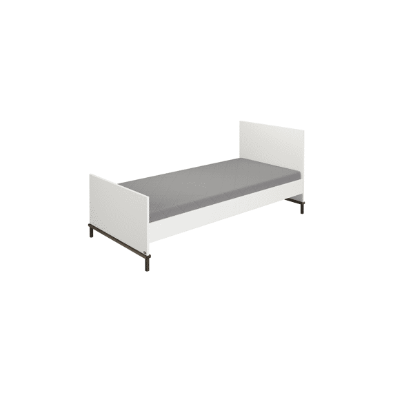 Yuny By Paidi Lovely Aliv Offwhite/Walnut Bed 90x200 (Excl.Lattenbodem)