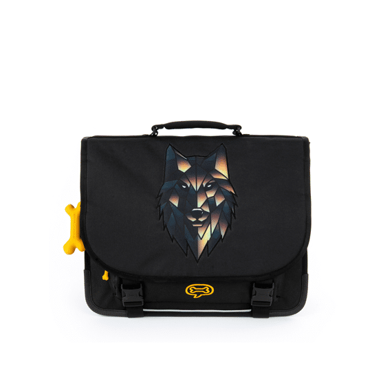 Stones And Bones Cedar Pl Boekentas Wolf Black