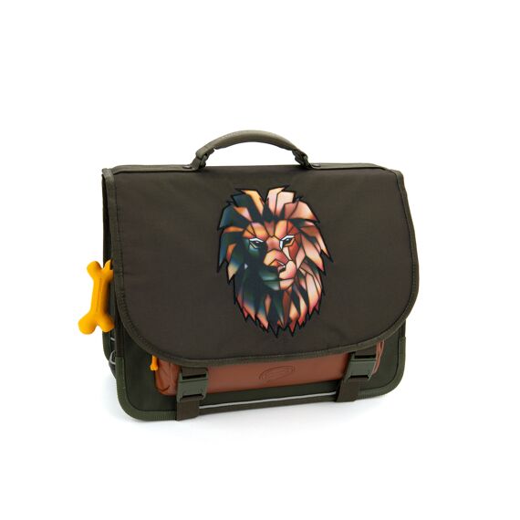 Stones And Bones Lake Pl Boekentas Great Lion Khaki