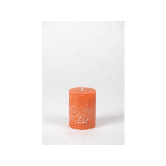 Luz Your Senses Rustic - Cilinderkaars - Orange - Ø6Xh8Cm