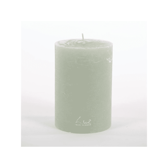 Luz Your Senses Rustic - Cilinderkaars - Sea Foam - Ø9Xh13Cm