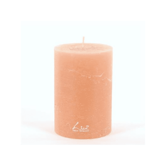 Luz Your Senses Rustic - Cilinderkaars - Peach Nougat - Ø9Xh13Cm