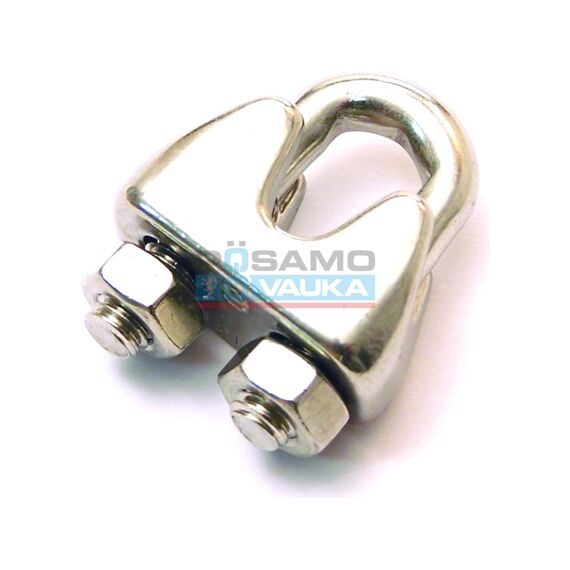 Poesamo Kabelklem 6Mm Aisi 316 Rvs