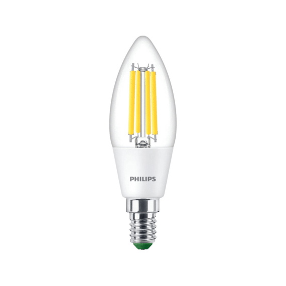 Philips Fillamentkaarslamp Helder 40W B35 E14 4000K