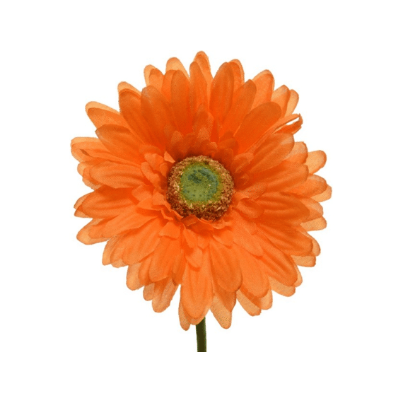 Gerbera Polyester Dia10.00-h50.00cm Oranje