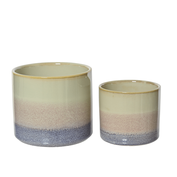 Planter Keramiek Dia11.30-h10.00cm Paars/kleur(en)