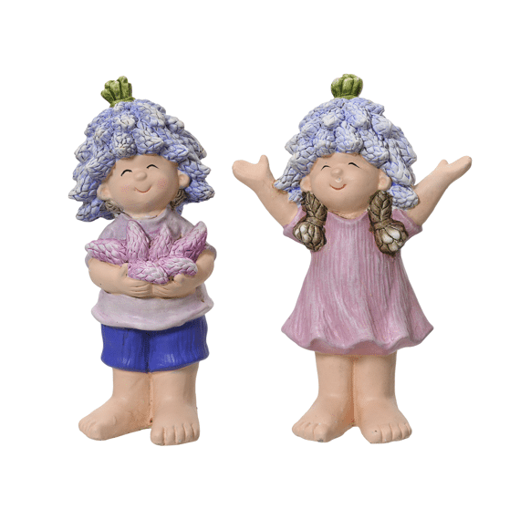 Figuren Polyresin L7.00-w12.00-h16.50cm Assortiment Prijs Per Stuk