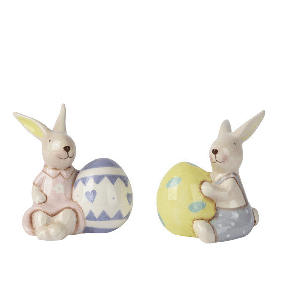 Konijn Dolomiet L8.50-w9.70-h10.50cm Assortiment Prijs Per Stuk