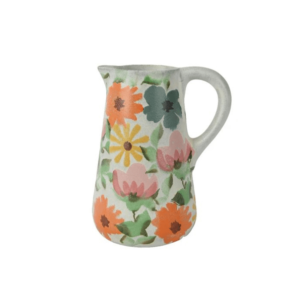 Kruik Terracotta L20.00-w16.00-h25.50cm Multi