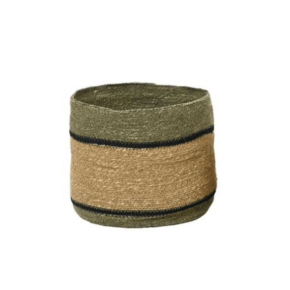 Mand Zeegras L30.00w30.00-h25.00cm Groen