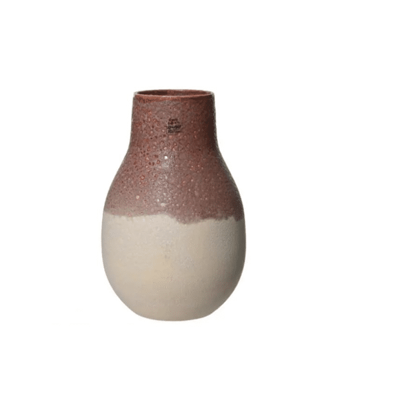 Vaas Aardewerk Dia23.00-h35.00cm Donker Roze