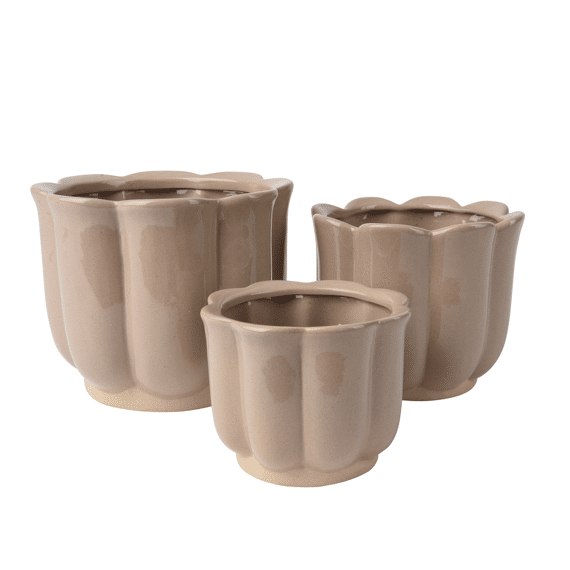 Planter Keramiek Dia17.50-h14.40cm Zacht Roze