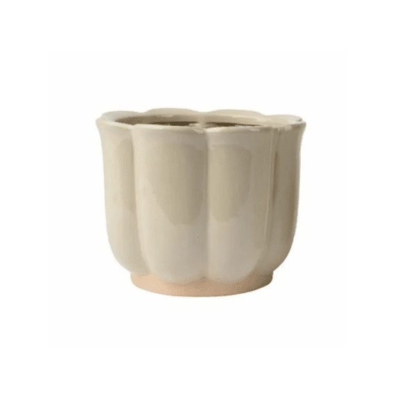 Planter Keramiek Dia17.50-h14.40cm Creme