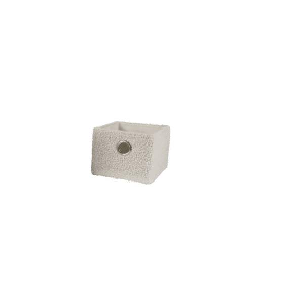 Opbergbox Polyester L14.00-w20.00-h12.00cm Off-white