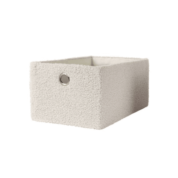 Opbergbox Polyester L25.00-w32.00-h18.00cm Off-white