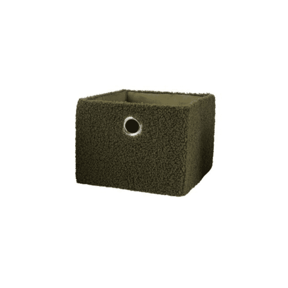 Opbergbox Polyester L20.00-w25.00-h16.00cm Groen
