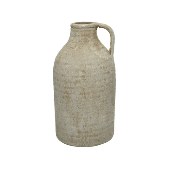 Kruik Terracotta Dia15.00-h30.00cm Grijs Washed