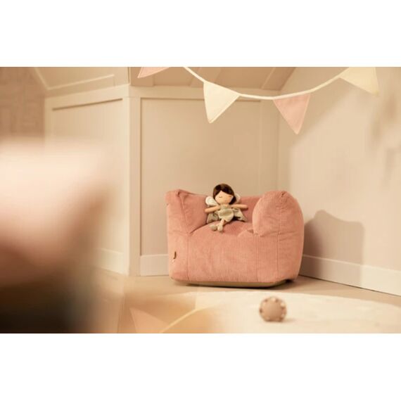 Jollein Kinderfauteuil Corduroy Wild Rose