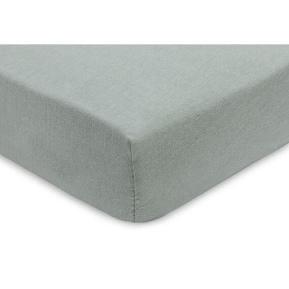 Jollein Hoeslaken Jersey 70/75X140/150Cm Sea Green/Biscuit (2Pack)