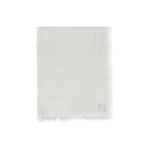 Jollein Deken Wieg 75X100Cm Fringe Stripe Sea Green/Ivory Gots