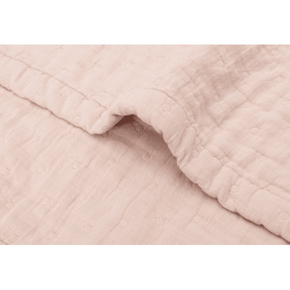 Jollein Deken Hydrofiel 75X100Cm Jacquard Wild Rose Gots