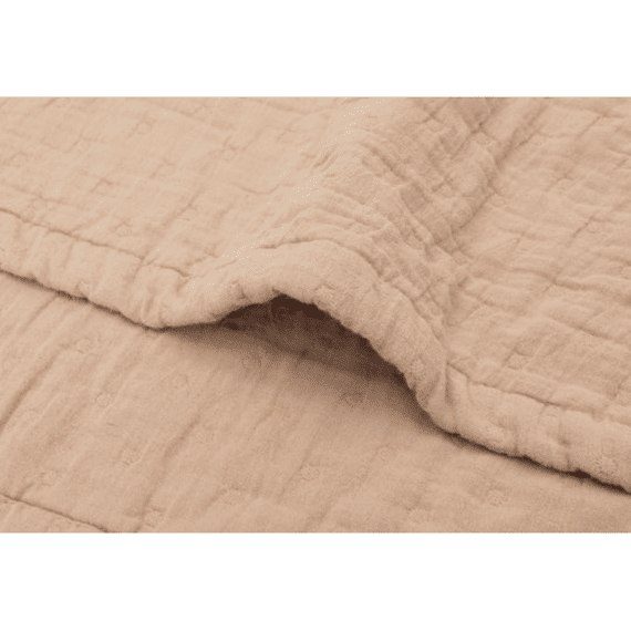 Jollein Deken Hydrofiel 75X100Cm Jacquard Biscuit Gots