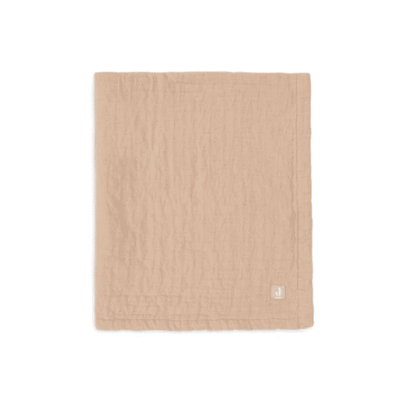 Jollein Deken Hydrofiel 75X100Cm Jacquard Biscuit Gots