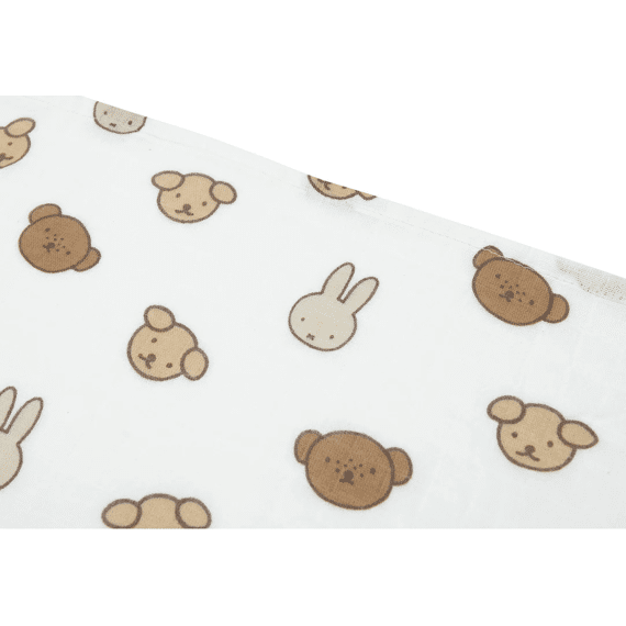 Jollein Hydrofiele Doek Small 70X70Cm Miffy And Friends (3Pack)
