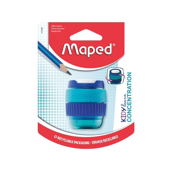 Maped Kidy Learn Concentration Potloodslijper 1 Gat Op Blisterkaart