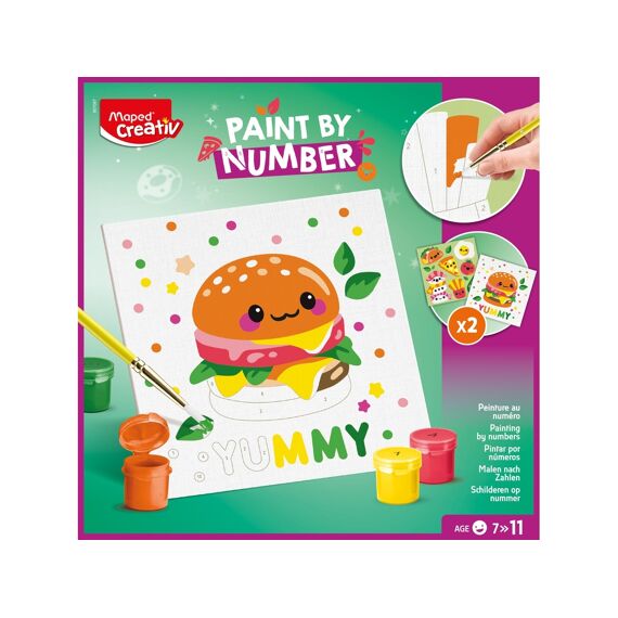 Maped Creativ Schilderen Op Nummer Kawai Hartig Eten