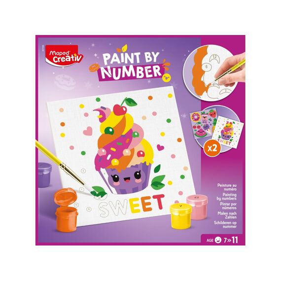 Maped Creativ Schilderen Op Nummer Kawai Zoet Eten