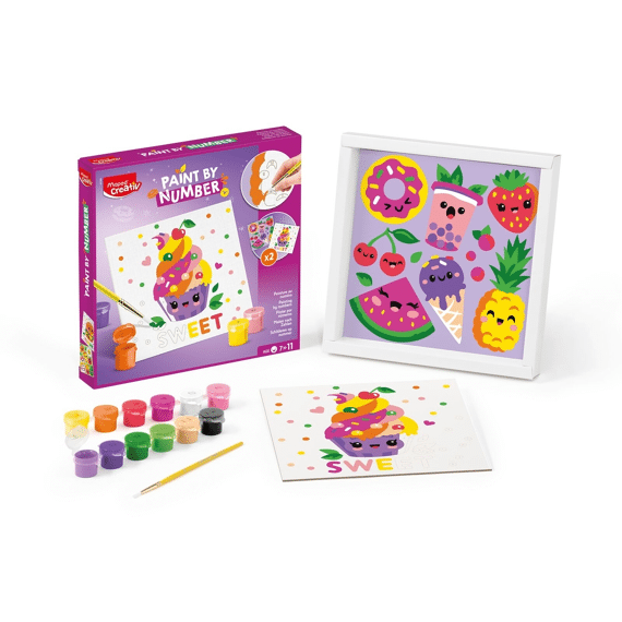 Maped Creativ Schilderen Op Nummer Kawai Zoet Eten