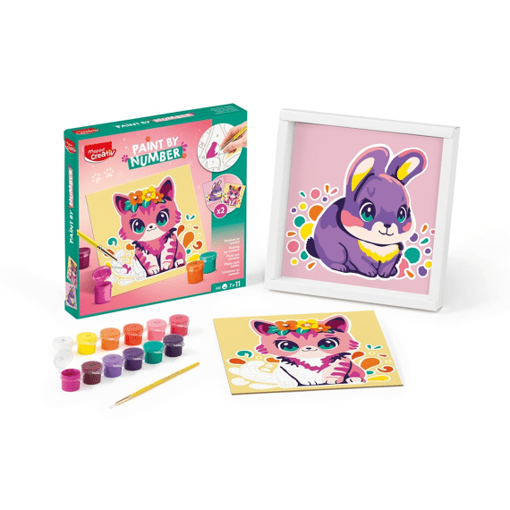 Maped Creativ Schilderen Op Nummer Kat/konijn