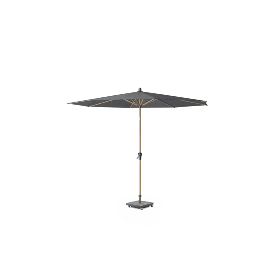 Platinum Riva Parasol Alu 3m Rond Teak/anthraciet