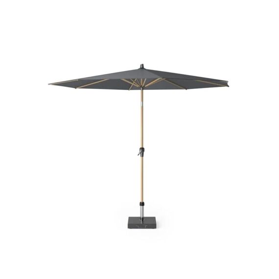 Platinum Riva Parasol Alu 3m Rond Teak/anthraciet