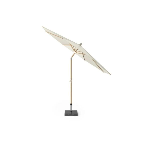 Platinum Riva Parasol Alu 3m Rond Teak/ecru