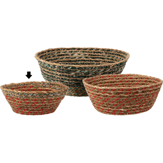 Mand Rond Natural Klein